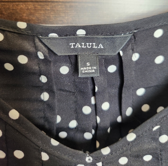 Talula Black and White Polka Dot Camisole - Picture 2 of 2